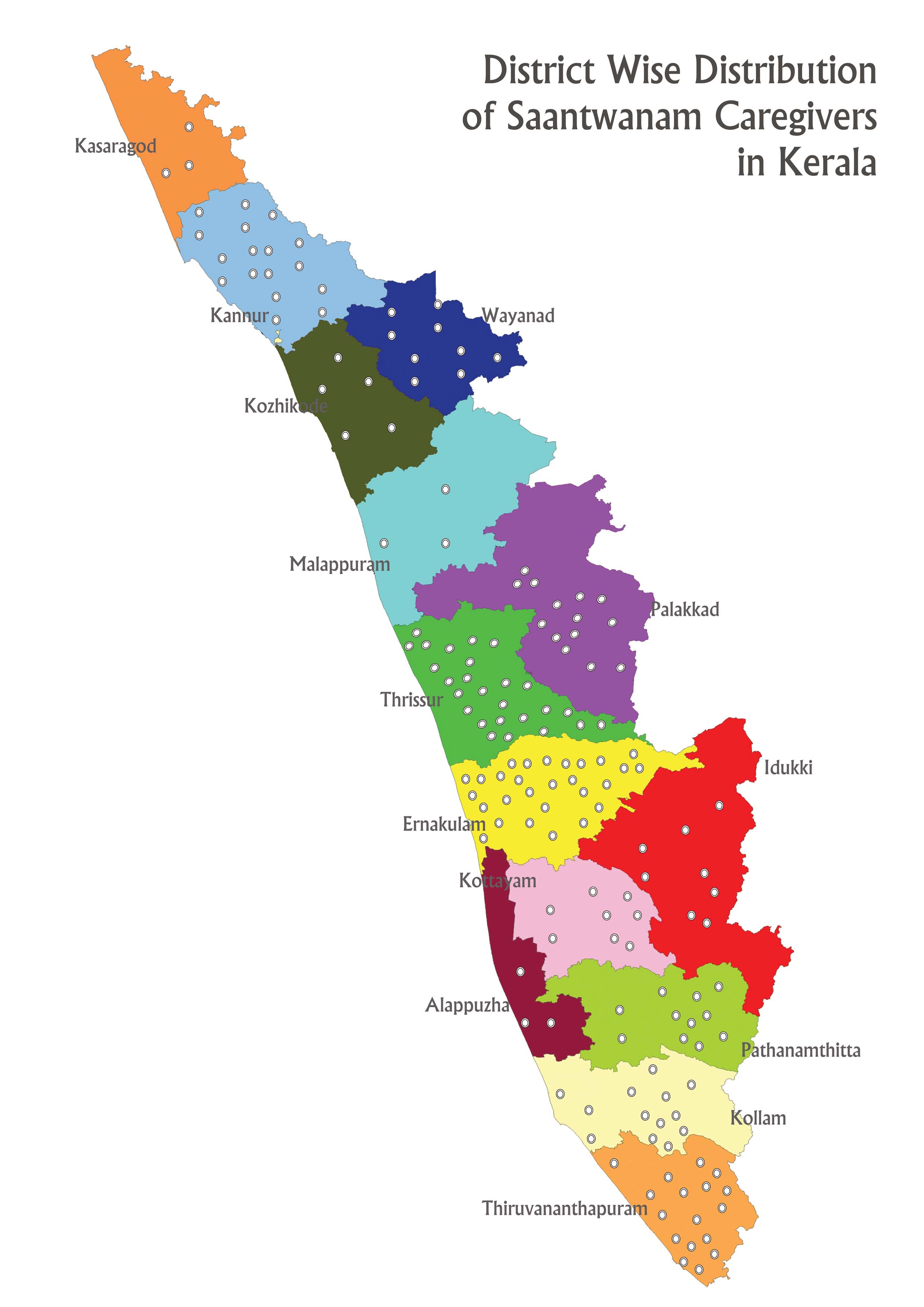 Kerala District Wise Map Kerala District Wise Total Area Youtube